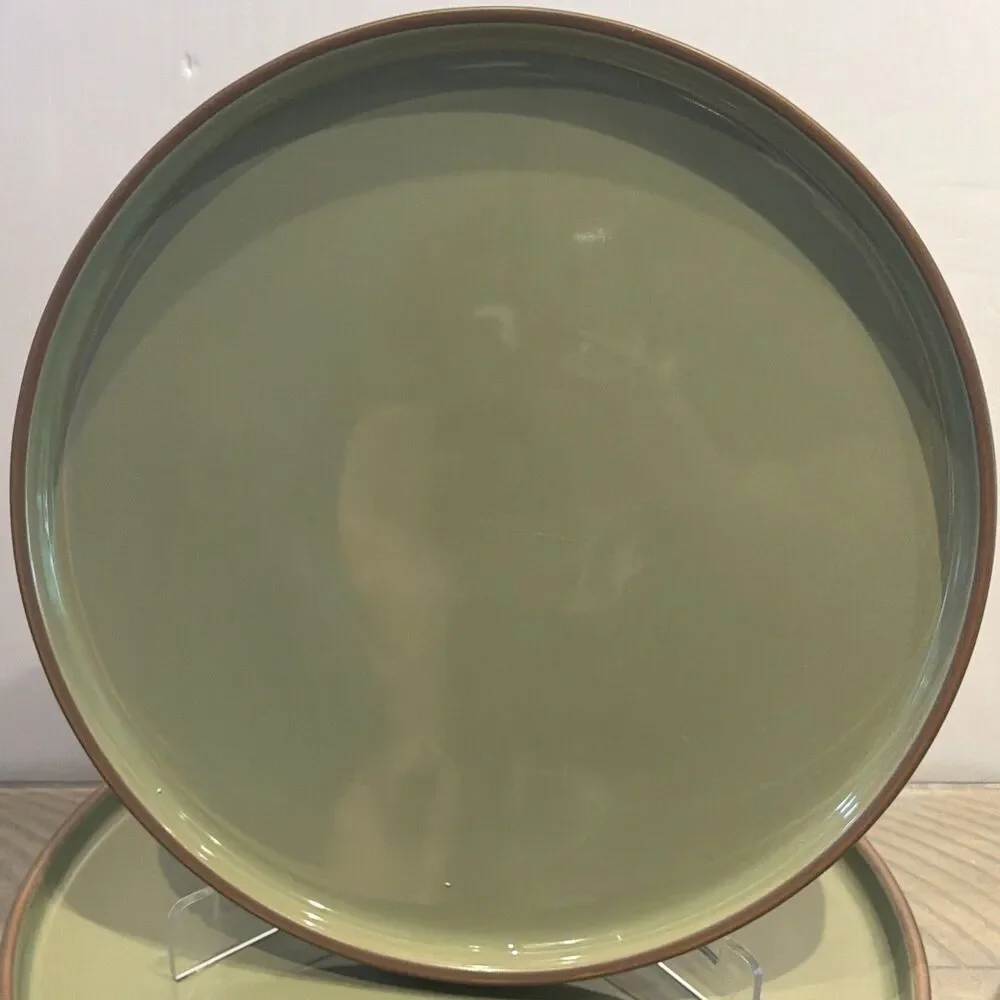Our Place Dinner Plates Set 10.5” Handcrafted Ceramic green 'sage'